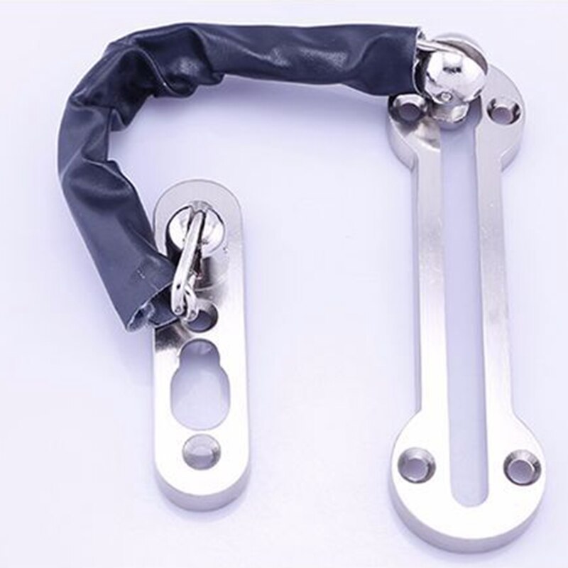 Zinc Alloy Door Lock Chain Door Security PU Lock Gate Chain Door Safety Lock Guard Chain For Home Hotel