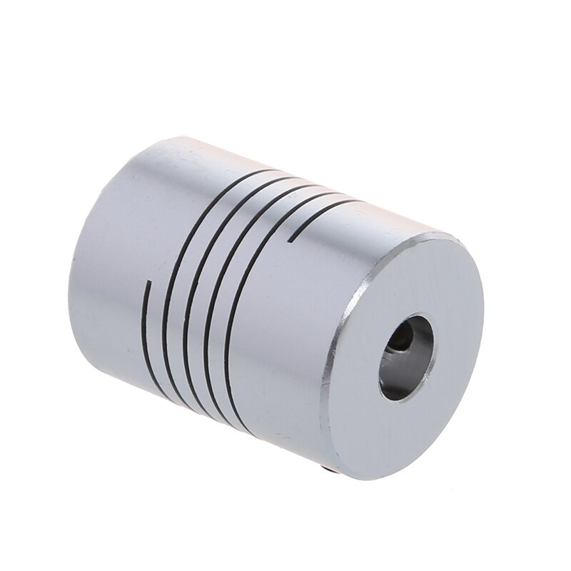 Moteur pas à pas coupleur d'accouplement d'arbre Flexible 6.35x8mm coupleur d'arbre de lumière de blocage la flexible permet de compenser