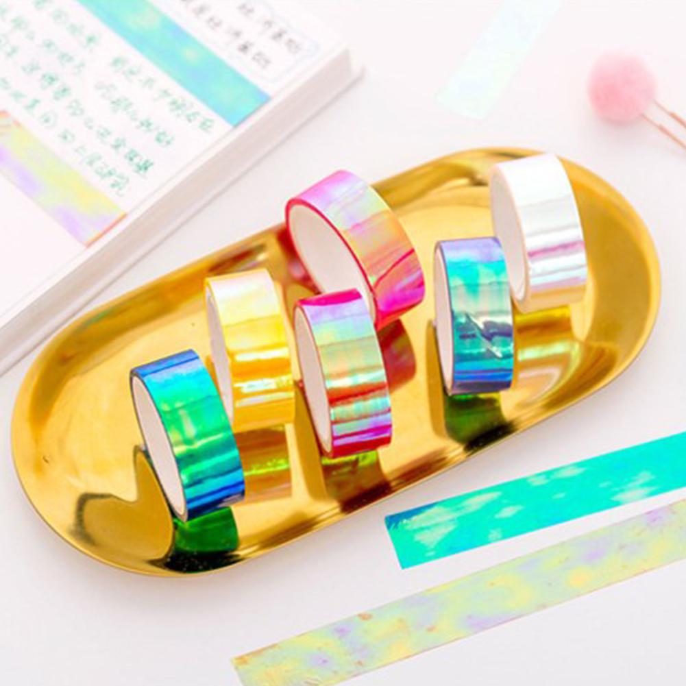 Kleurrijke Diy Scrapbooking Decoratieve Tape Adhesive Label Sticker Masking Papier Verpakking