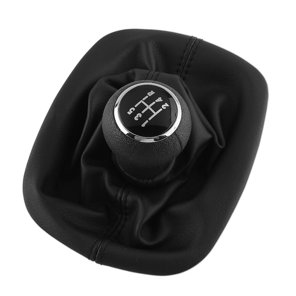Durable PU leather 5 Speed Gear Shift Knob Cover For PASSAT B5