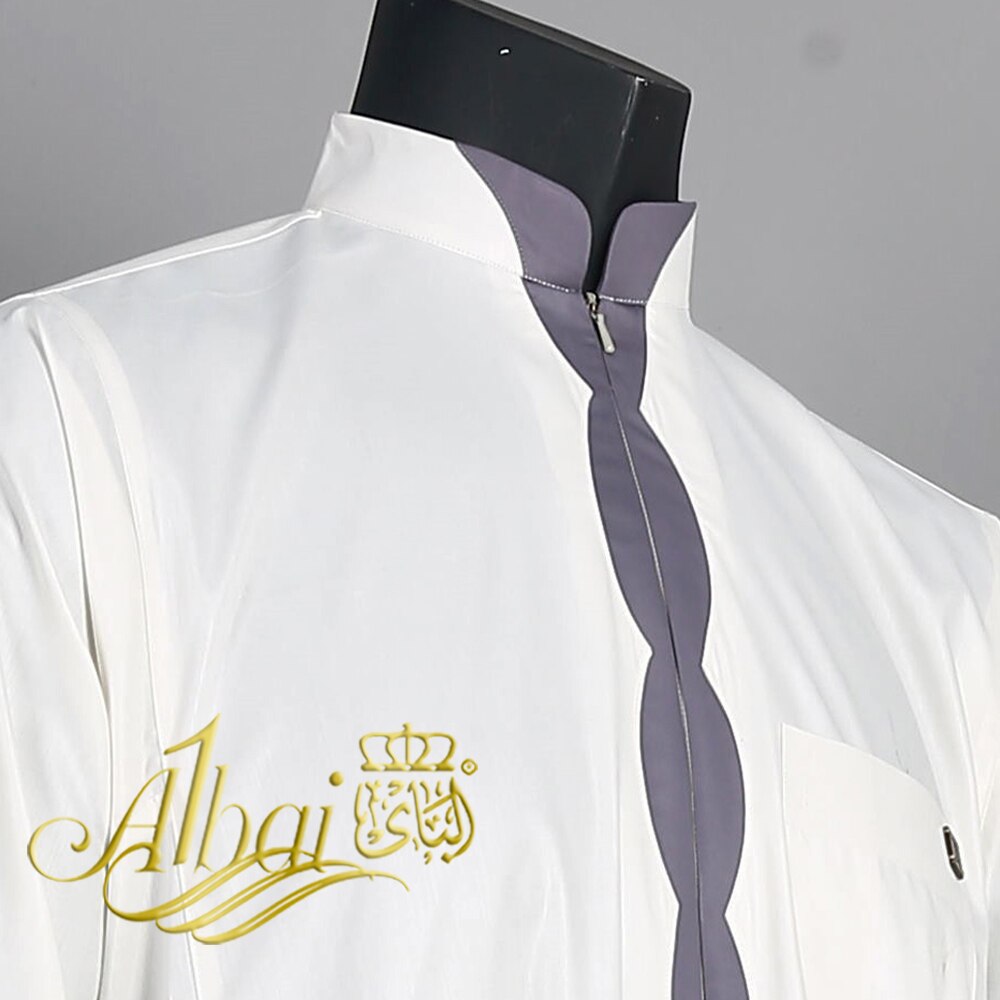 Middle East Arab Short Sleeve Men Thobe