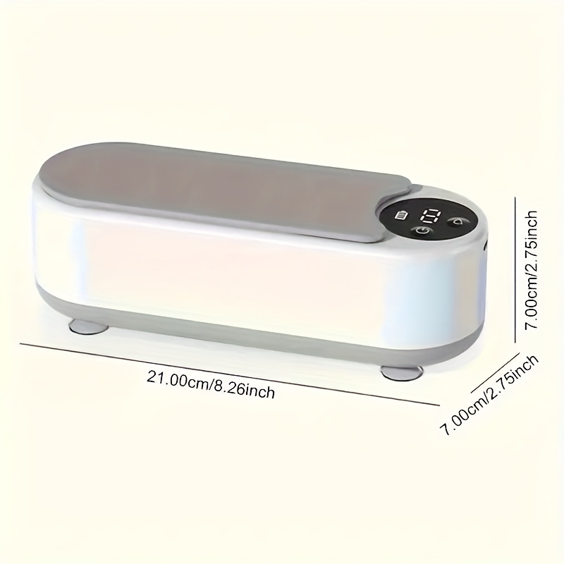 360 ° Trójwymiarowa wibrator robić czyszczenia okularów, ręczny, bezprzewodowy, przenośny, ładowany przez USB, robić użytku w podróży i w domu.