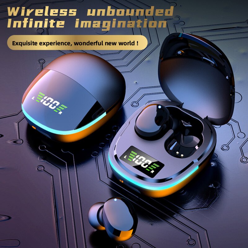 Auriculares G9S G7S G6S TWS, inalámbricos por Bluetooth 5,1, deportivos, a prueba de agua, auriculares HiFi estéreo de baja latencia para juegos y música