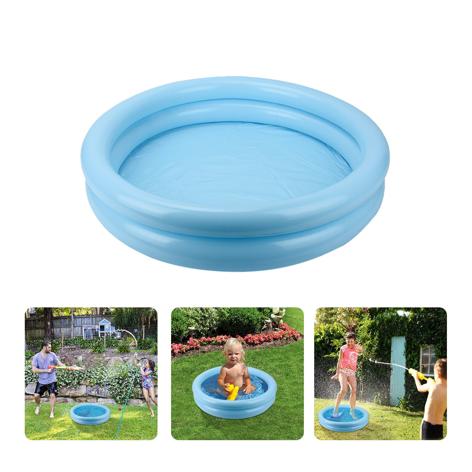 60X60X12Cm Baby Opblaasbaar Zwembad Buiten Sport Play Water Speelgoed Kinderen Opblaasbare Pomp Zwembad Water spel Pool #4
