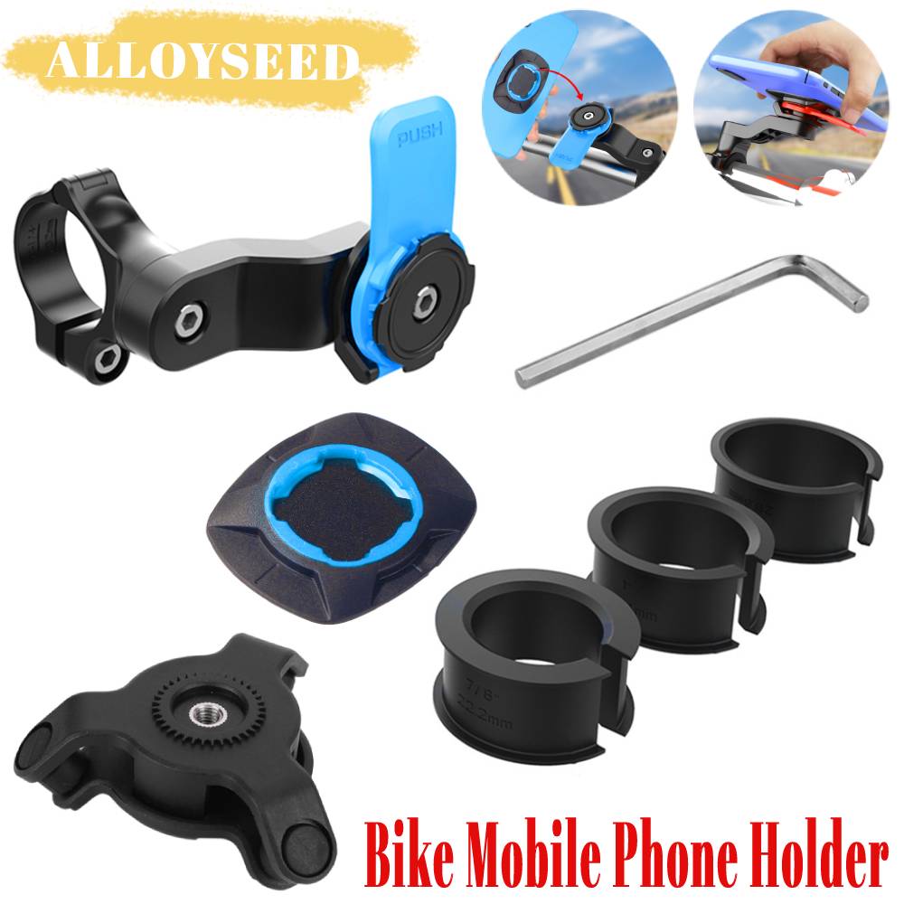 Quad Lock Motorcycle Bicycle Handlebar Navigation Support Shockproof Phone Bracket Vibration Damper Motorcycle Bike Phone Holder