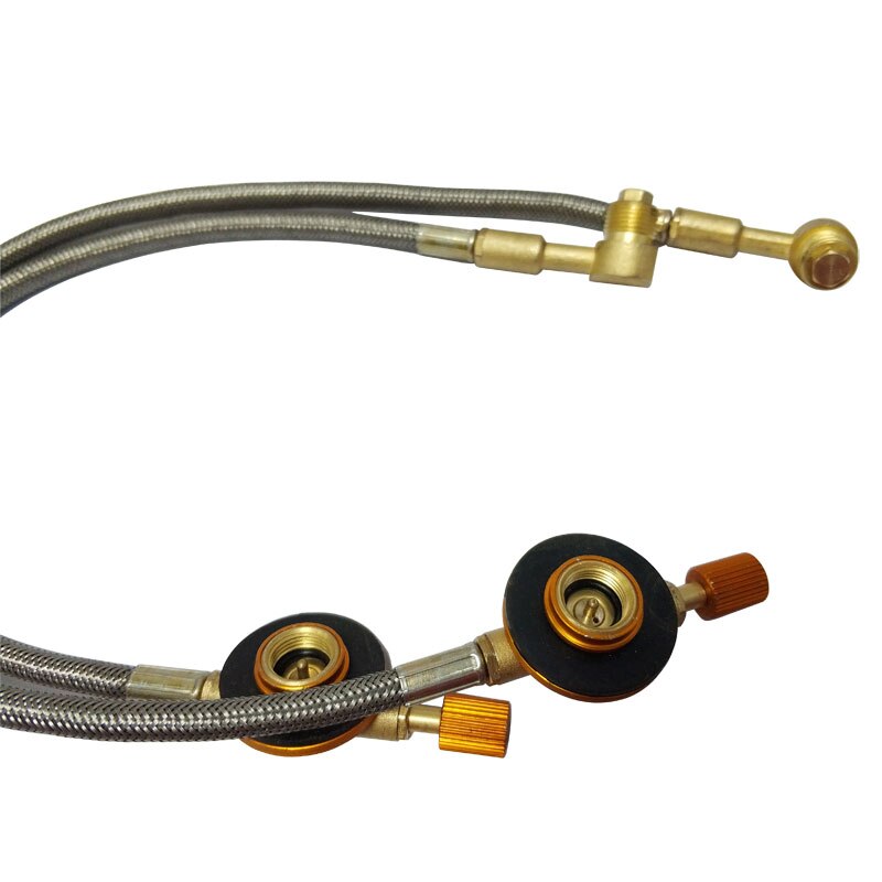 Earth Star Outdoor camping stove regulator valve with elbow and nozzle 0.3mm length 45cm