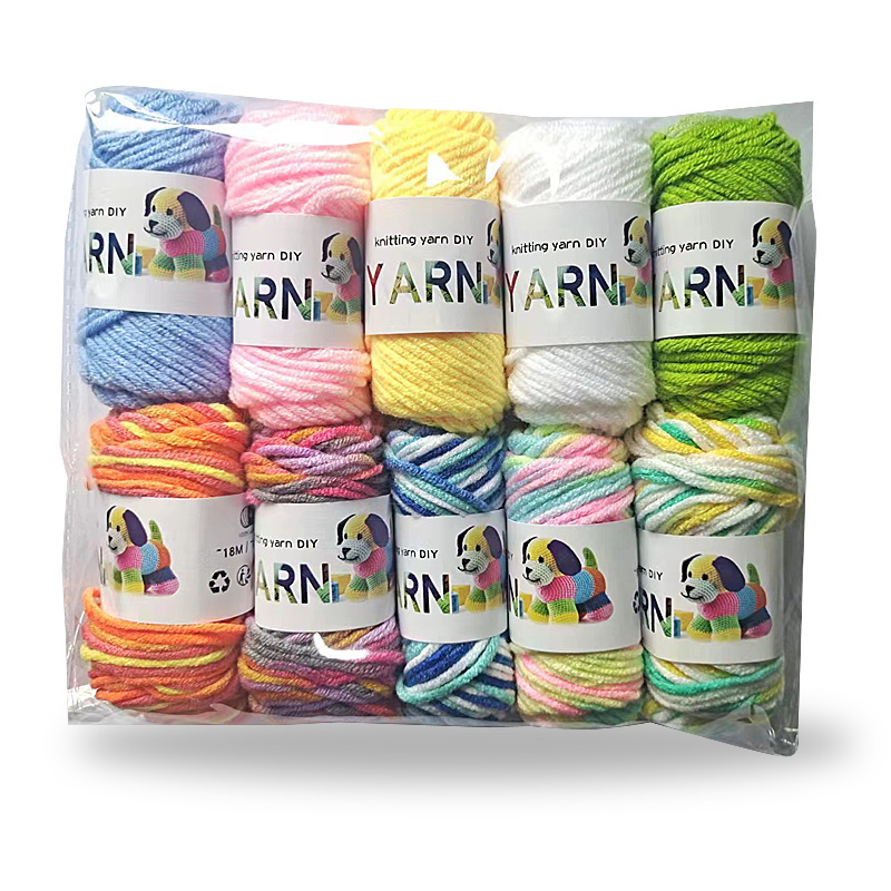 10 Colors Wool Yarns Wool Rolls DIY Poke Punch Needle Embroidery For Starter Craft Tools Set Handmade Woven Wool Tool: Lavender