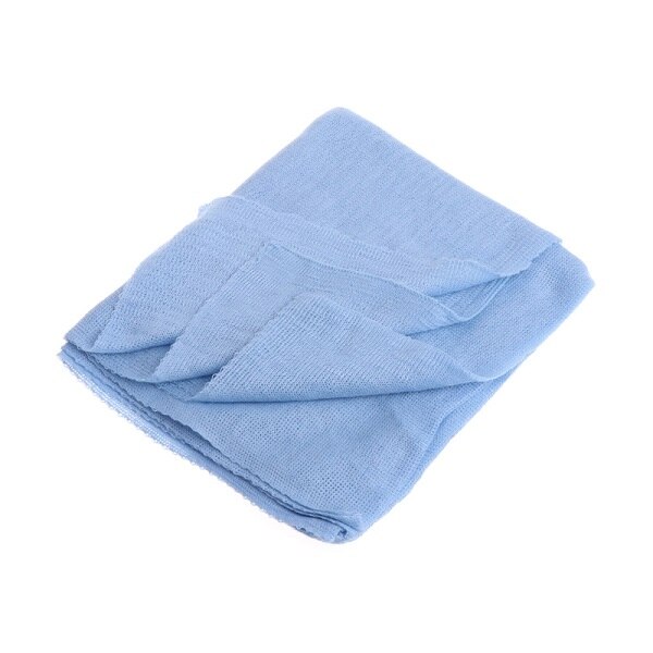 Newborn Baby Soft Knit Stretch Wraps40*150cm Baby Blanket Newborn Soft Swaddle Wrap Crochet Blankets Photo Props: Light Blue