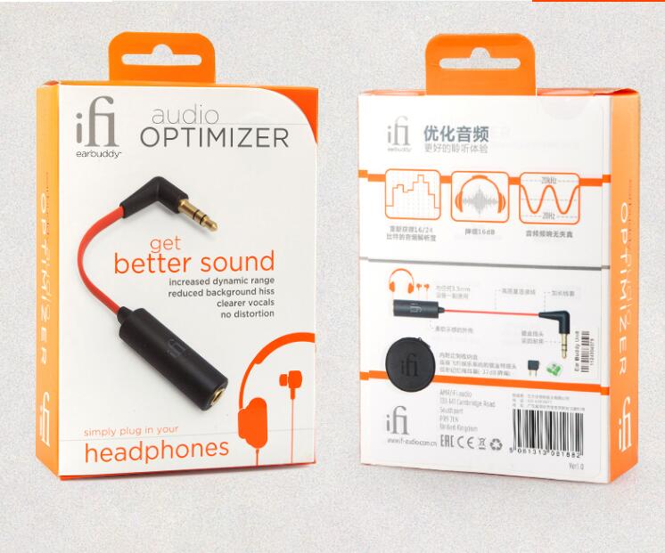 iFi Ear Buddy Audio Attenuator Cable for Headphones and IEM Compatible 3.5mm Headphone Jack Travel Kit
