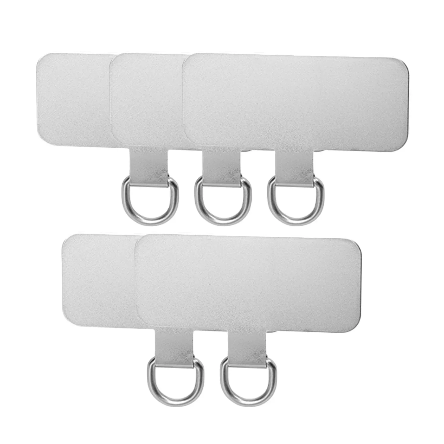 Metal Phone Tether Tab with Anti-Scratch Film Universal Mobile Phone Lanyard Gasket Replacement Stainless Steel Phone Patch Pads: Champagne gold