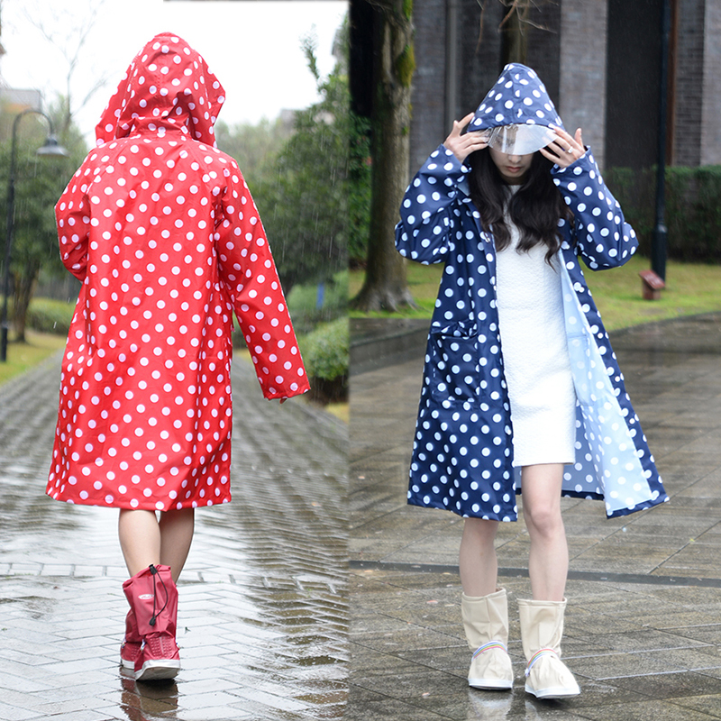 Capa de chuva com capuz poncho poncho impermeável pontos longos, casaco de chuva de viagem ao ar livre ponchos jaquetas capa feminina chubasqueros mujer