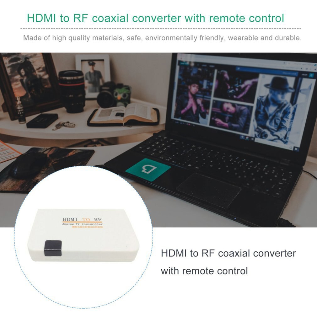 HDMI a RF señal HDMI a TV HDMI a circuito cerrado HDMI a RF herramienta HDMI a RF caja de convertidor coaxial RF
