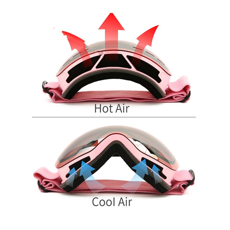 Winter Brille Anti-Nebel-Ski draussen UV Schutz Skifahren Brillen Sport Winddicht Snowboard Schneemobil Männer Frauen Gläser Maske