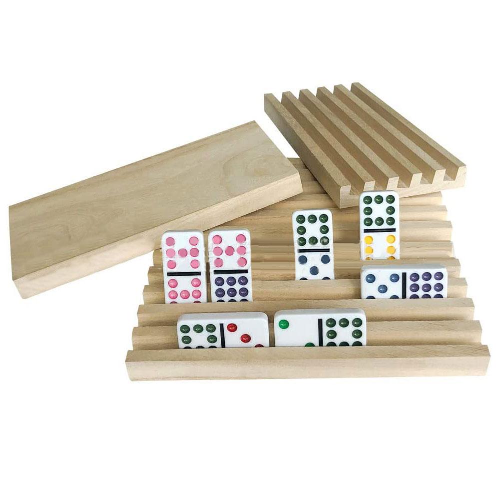 Domino Racks Premium Domino Wooden Trays Holders f... – Grandado