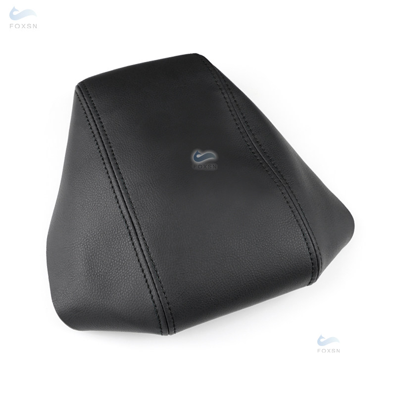 Zacht Leer Center Armsteun Cover Voor Ford Focus Auto Center Console Deksel Armsteun Doos Huid Cover sticker Trim: green