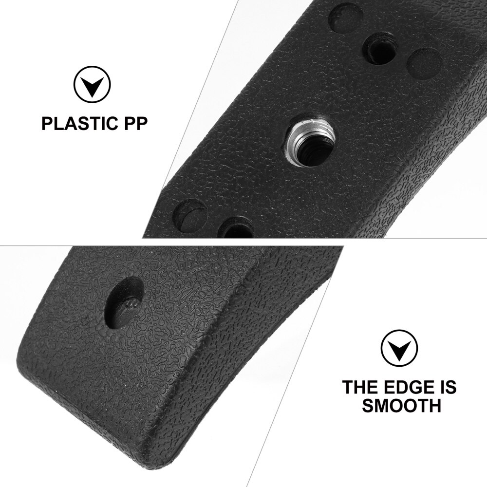 2 st hantlar rack hantel fästen gym hantel förvaringsstativ (svart)