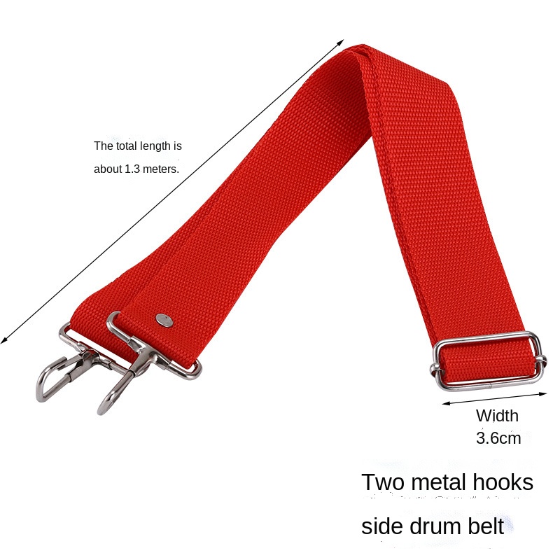 Accesorios para Instrumentos Musicales, correa ancha de 3,6 CM, tambor pequeño con número de tambor, accesorios universales