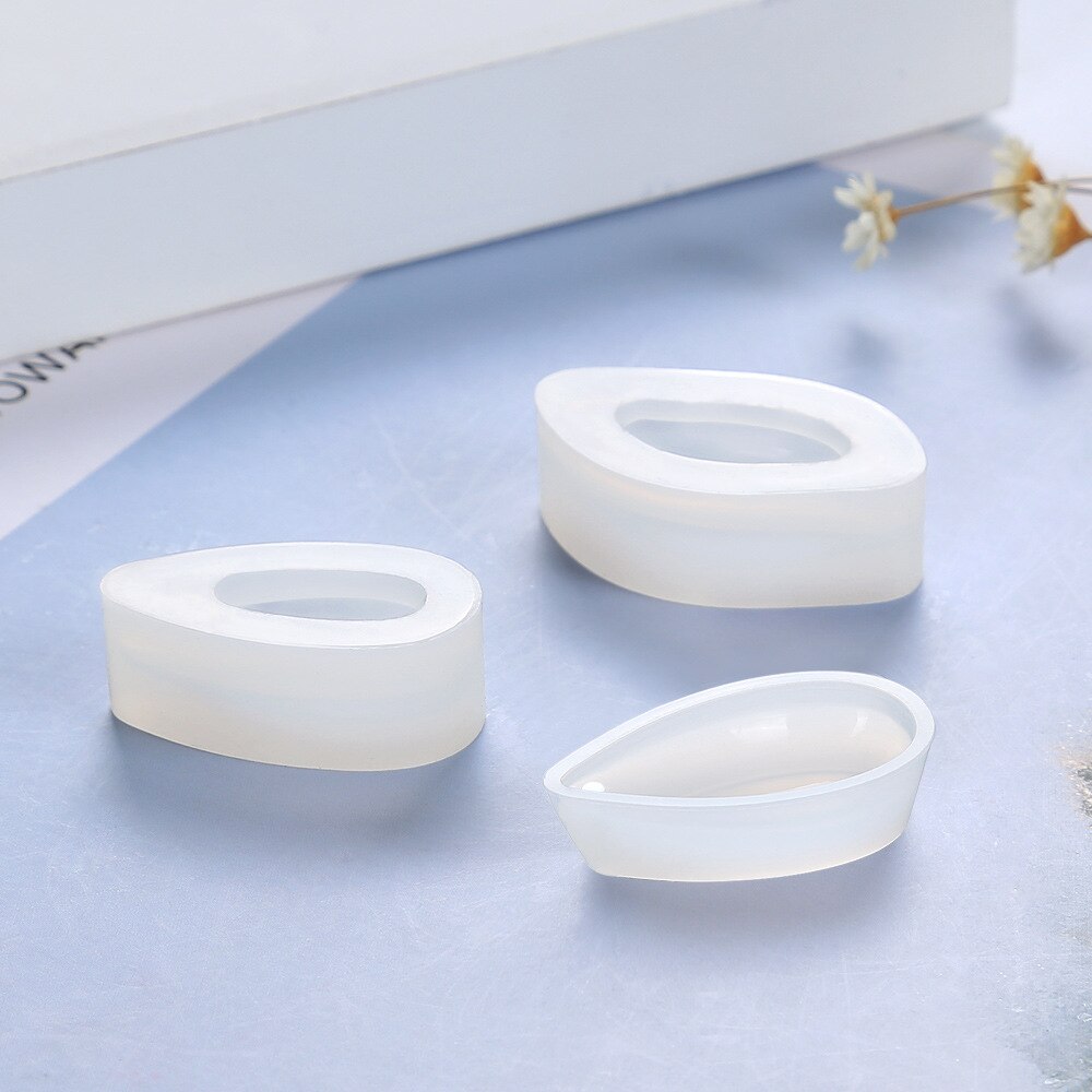 1pc anhänger mit loch, anhängerkette, wasserlösliche silikon-uv-harzform zur herstellung von schmuck, ohrringen und haaraccessoires