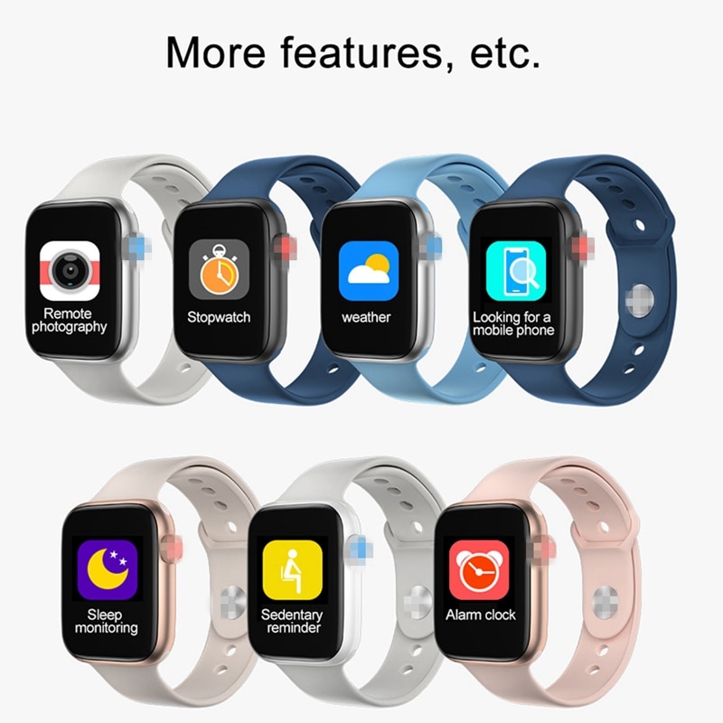 Iwo 8 pro Bluetooth llamada reloj inteligente de música táctil completa rastreador de Fitness las mujeres/los hombres para Apple IOS Android PK W34 IWO 11
