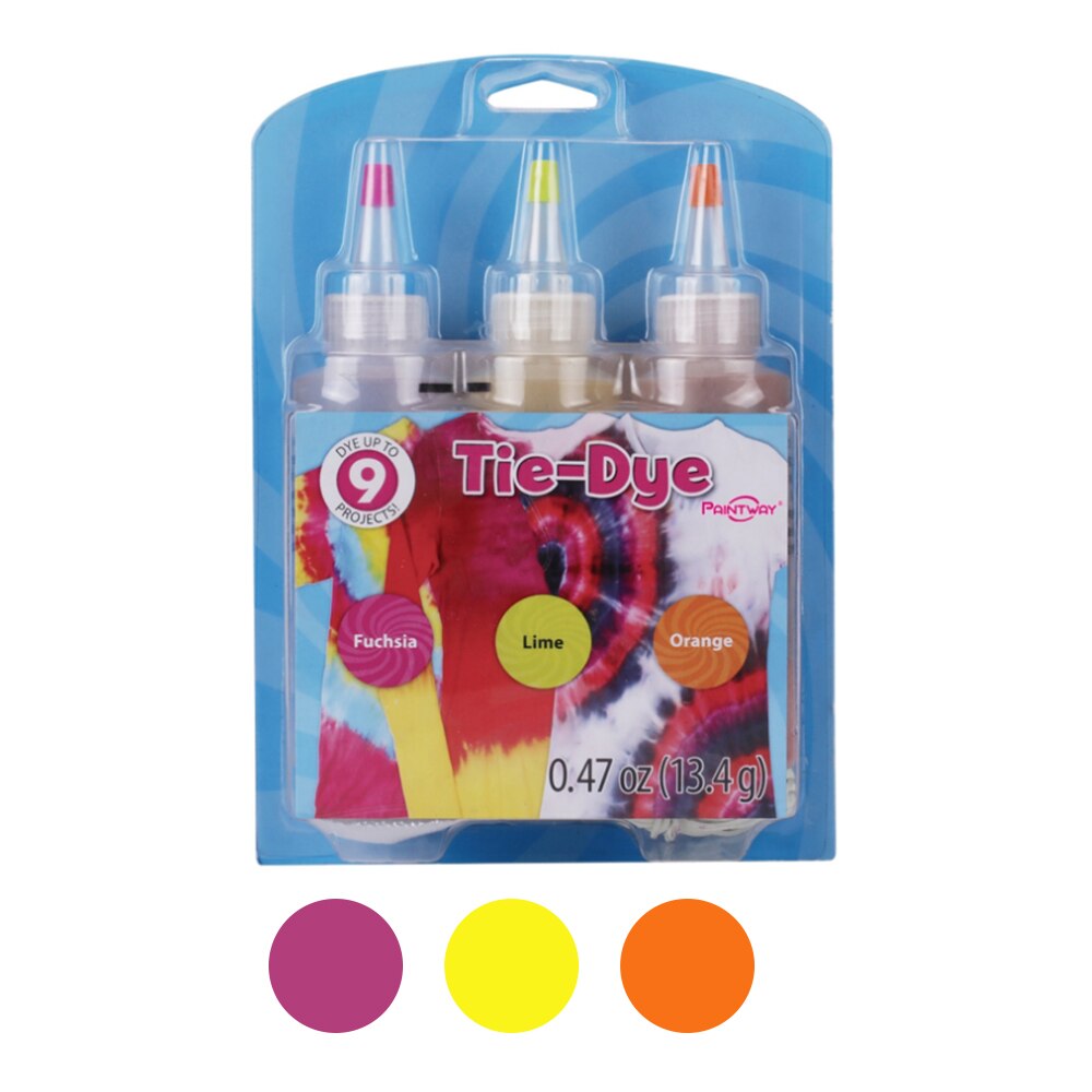 5 färger tie-dye kit bomull linne kläder färgämnen giftfri diy dye kit färg färger kläder för färgämnen målning verktyg: 3 st 2