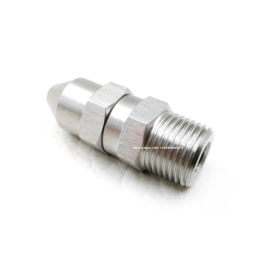 GG full cone nozzle 304 stainless steel 15 degree or 30 degree solid cone nozzle for gas scrubbing scrubbing cooling