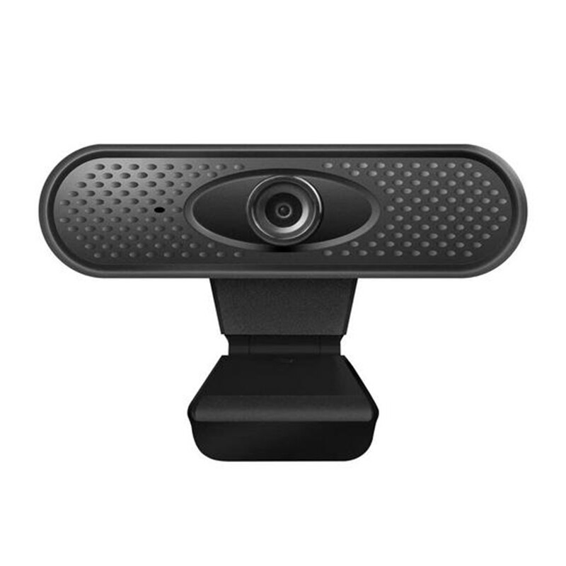 Webcam Full HD 1080P, 1080P, avec Microphone, pour ordinateur portable et de bureau, USB, avec Correction de la lumière: Default Title