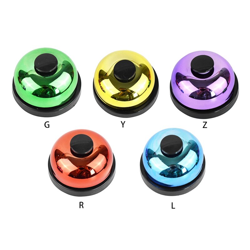 Dog Dinner Press Call Bell Puppy Training Ring Small Funny Dog Called Pet Alarm Toilet Potty Interactive Toys for Pets Cats