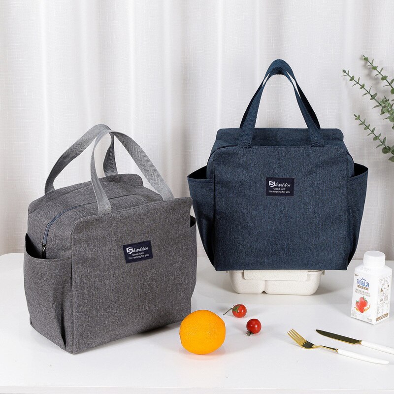 Large Capacity Cooler Bag Oxford Portable Zipper Thermal Lunch Bags Insulated Freezer Bag Camping Picnic Bag