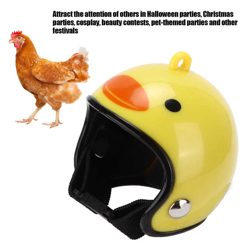 Kip Helm Kleine Hoofddeksels Funny Pet Helm Accessoires Voor Kleine Kippen En Vogels Dierbenodigdheden