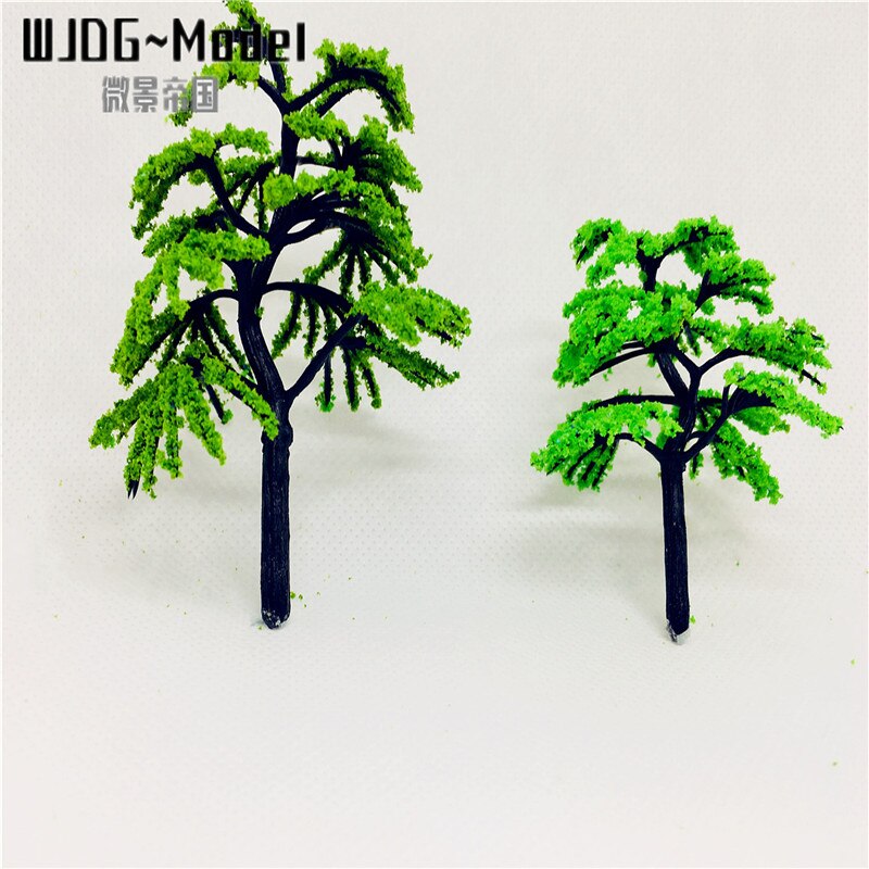 wiking100artificial Plastic model trees Architecture 9.5cm ABS plastic for railroad model train layoutGarden street trees