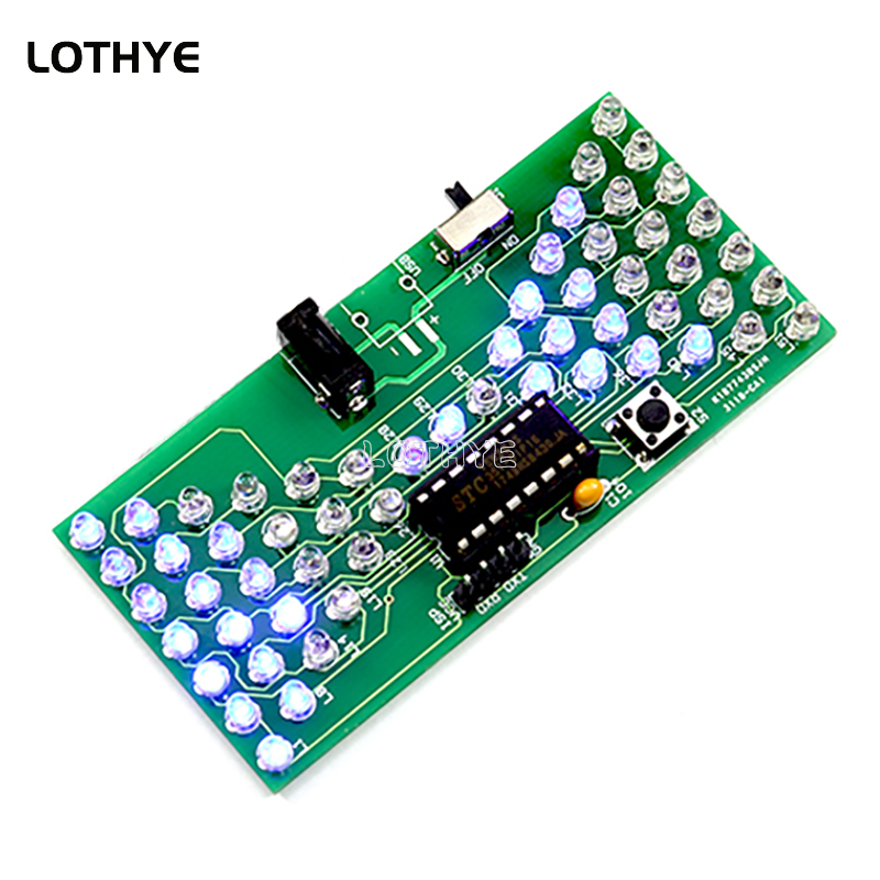 Led Elektronische Zandloper Diy Elektronische Kit 5V Light-Emitting Diode Fun Lassen Elektronische Diy Vaardigheden Training Accessoires