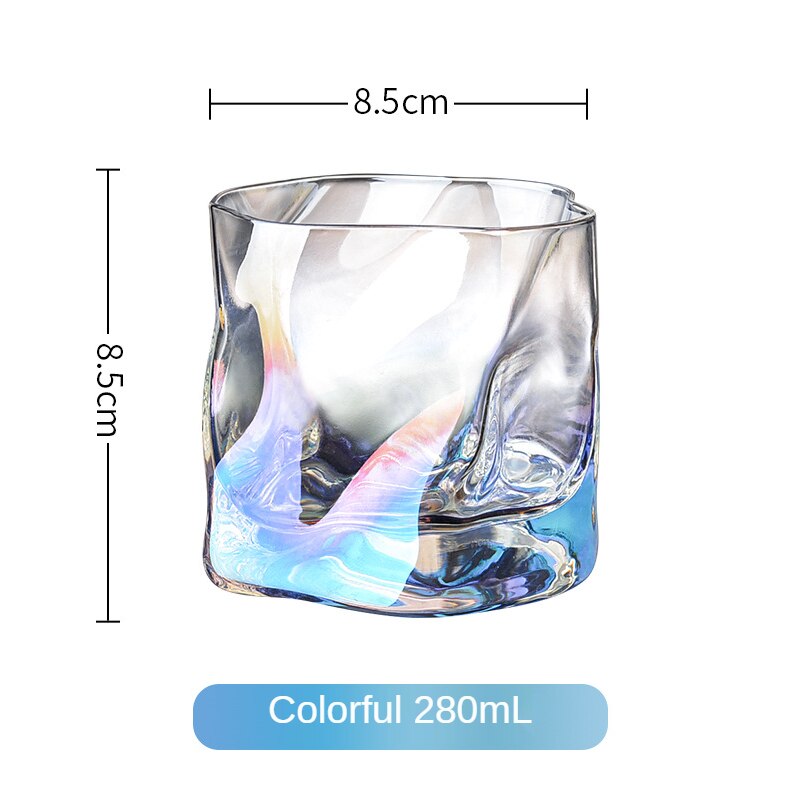 Cup ins wind home glass drinking glass breakfast milk juice glass whiskey glass beer glass: B