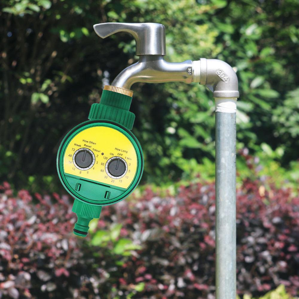Two Dial Automatic Watering Timer Electronic Garden Faucet Irrigation Controller Home Garden Electronic Watering Faucet Timer