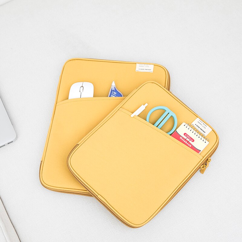 Portable Travel Briefcase Women Men's Document Bags Business Pouch Waterproof Worker office Notebooks Pens Organizer Case