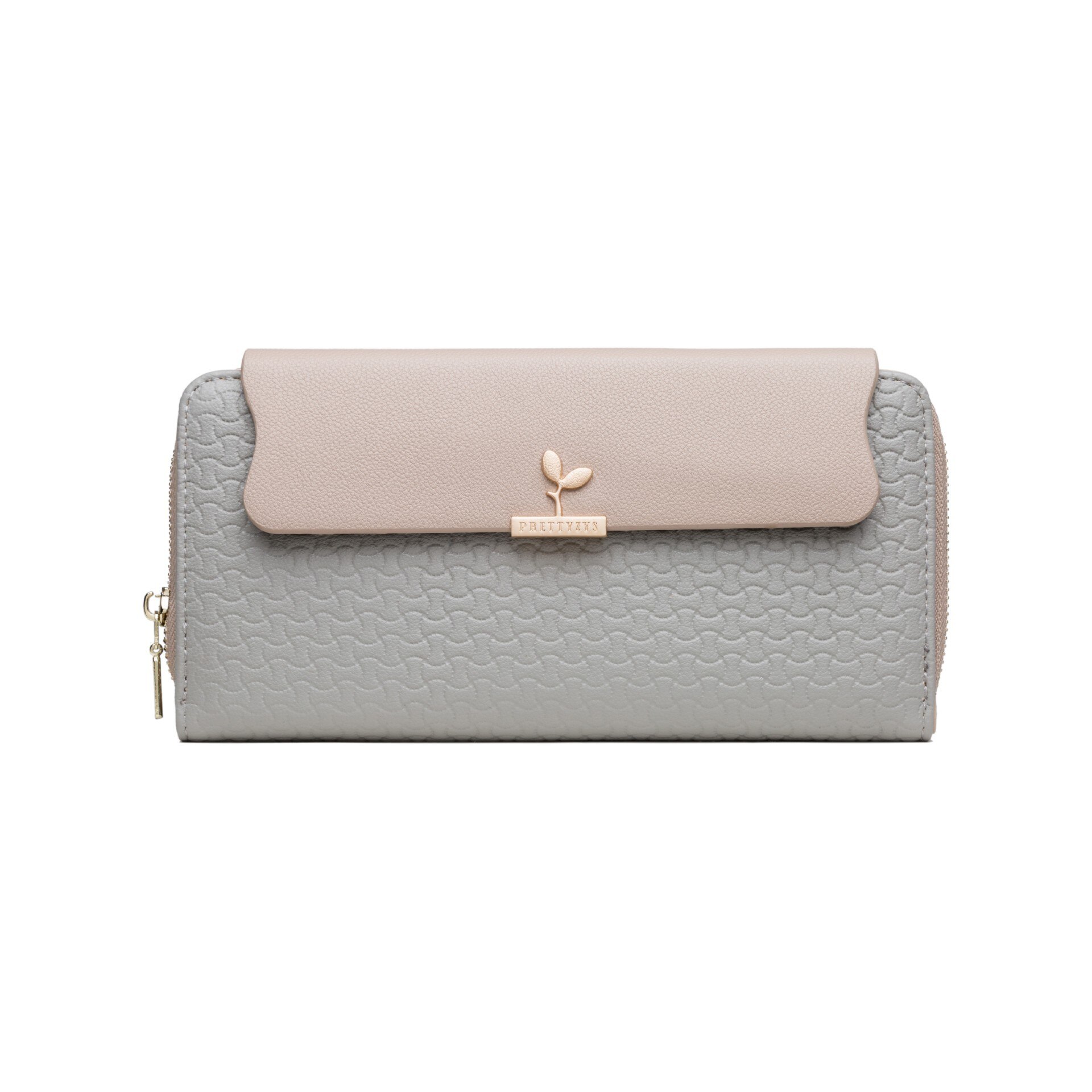 Dames portemonnees, grote capaciteit telefoon portemonnee, snoepkleurige dames clutch, lange rits portemonnees, carteira: Grijs
