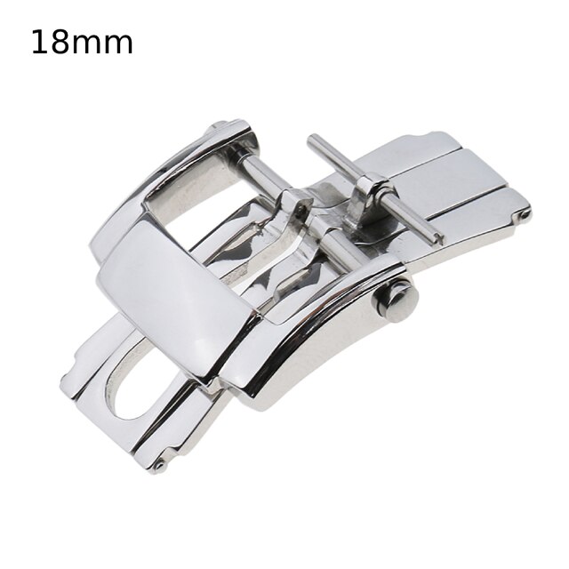 Spenne for utplassering av sommerfugl i rustfritt stål for klokke acc metallklokkerem 16mm 18mm 20mm 22mm klokkerem: Stil a -18mm