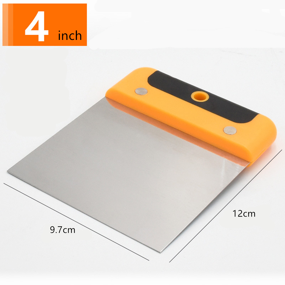 4/6/8/10inch Stainless Steel Putty Knife Scraper Wall Scraping Shovel Plastering Trowel Hand Tool Construction Tools: 4 inch