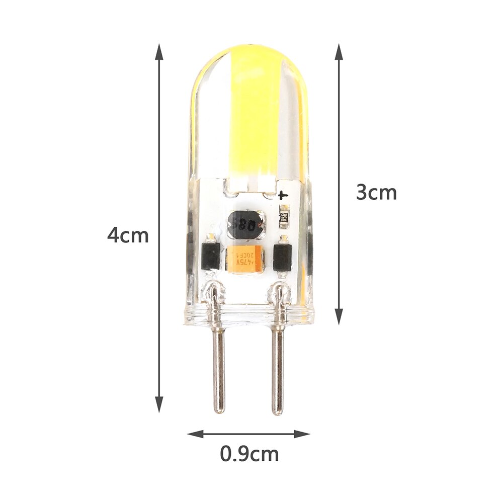 Dimbare GY6.35 Led Lamp Dc 12V Silicone Led Cob Gloeilamp 3W Vervangen Halogeen Verlichting