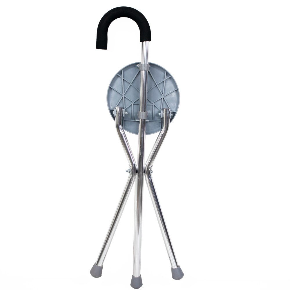 Bastón con asiento plegable | Muletilla Trípode | Aluminio | Hasta 90 kg | Gloria | Mobiclinic