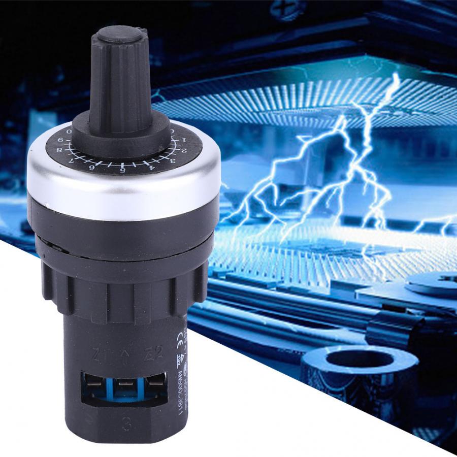 22mm Potentiometer LA42DWQ High Accuracy Variable Speed Adjustable Single Circle Potentiometer 22mm 5K