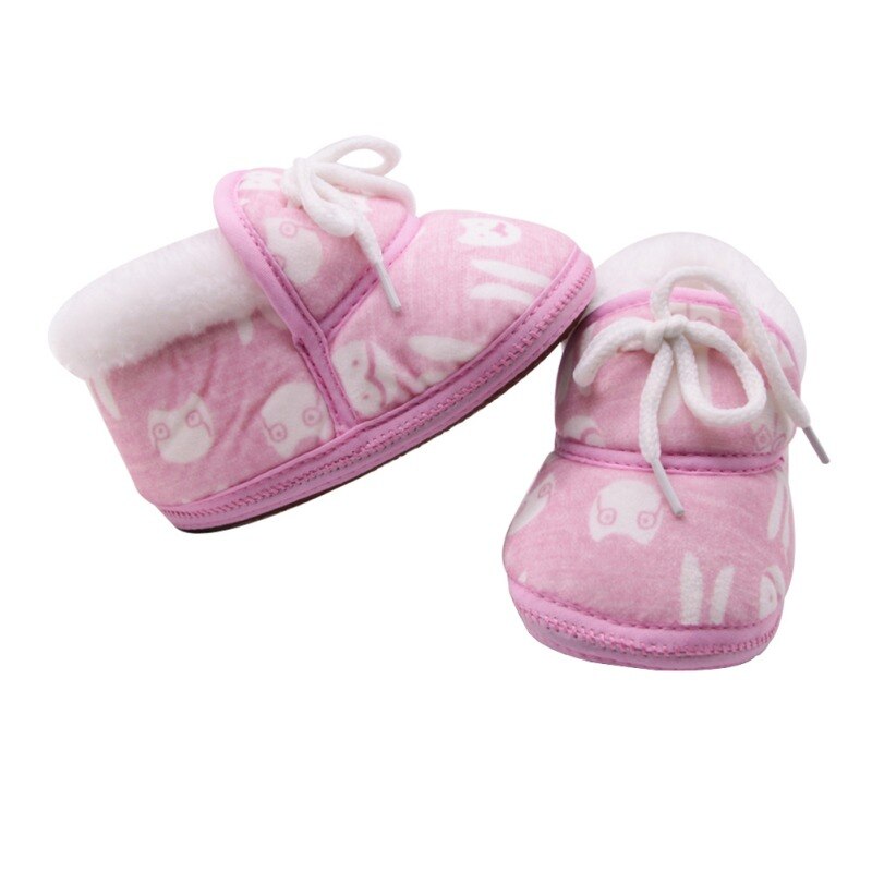 5 stijlen schattige babyschoentjes lente winter warme zachte baby retro print schoentjes katoenen gevoerde baby jongens meisjes laarsjes