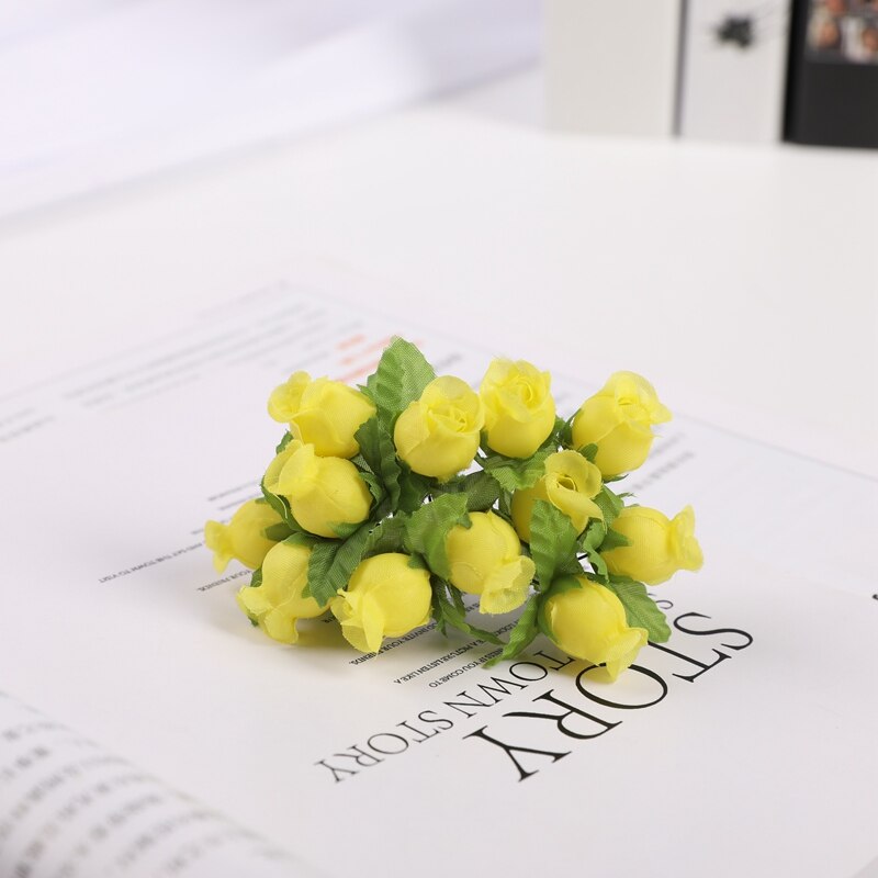 Bouquet de grenade artificielle 12 pièces, décoration de mariage, décorations de noël pour la maison, guirlande Mini fleurs décoratives: 6