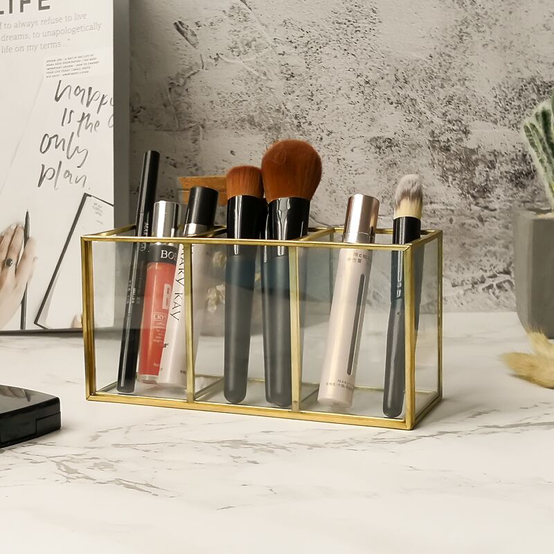 Make-up Kwasten Organizer Box Mascara Lipstick Stand Case Borstel En Liner Make Organizer Acryl Make-Up Tools