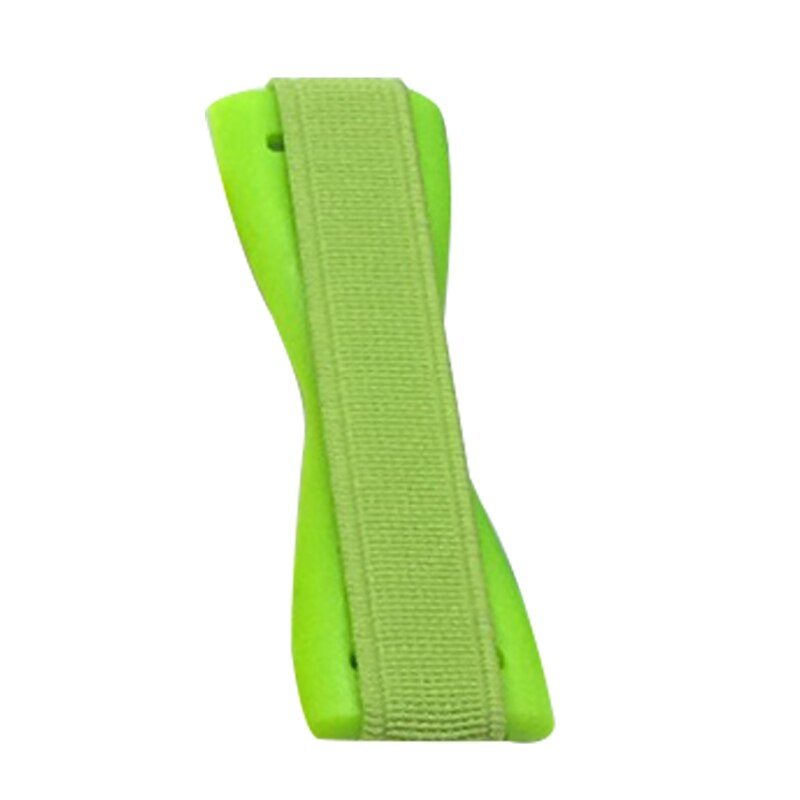 B0KA Finger Elastic Strap Phone Holder Ultra Thin Anti-Slip Cell Phone Grips Band Holder for Back of Phone Mini-Tablets: Green