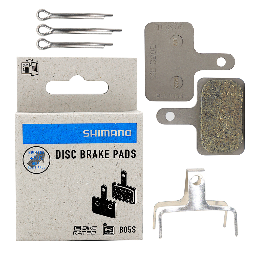 Pastillas de freno de disco SHIMANO B05S, bicicleta de montaña de resina para BR-MT200 MT400 UR300 MT500 M355 M375 M415 M446 M485 M525 M575 M4050