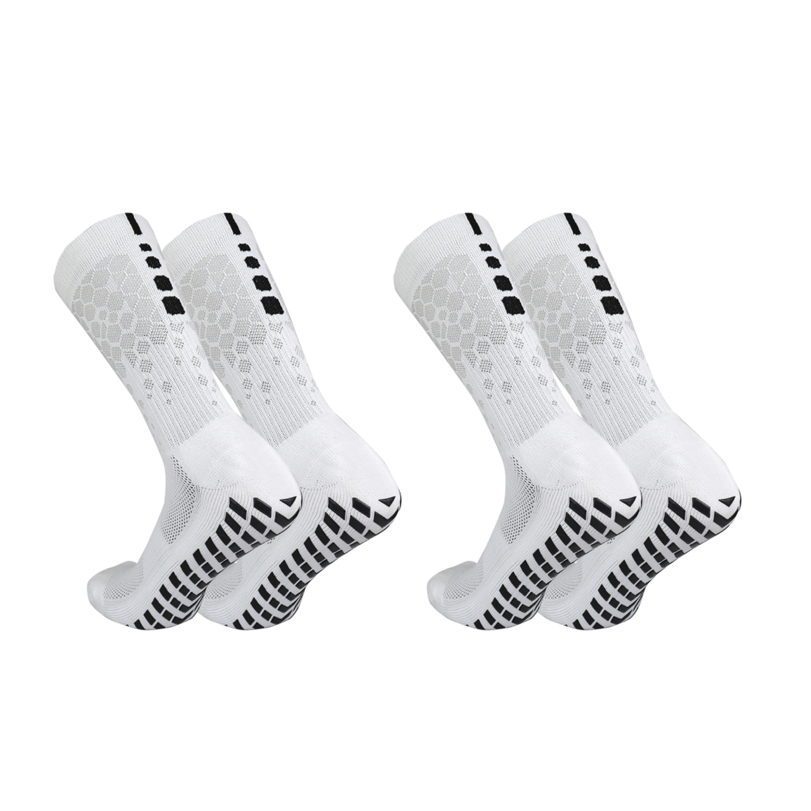 Calzini da calcio antiscivolo per uomo e donna Calzini sportivi traspiranti con pinze per palestra di calcio yoga: Cachi