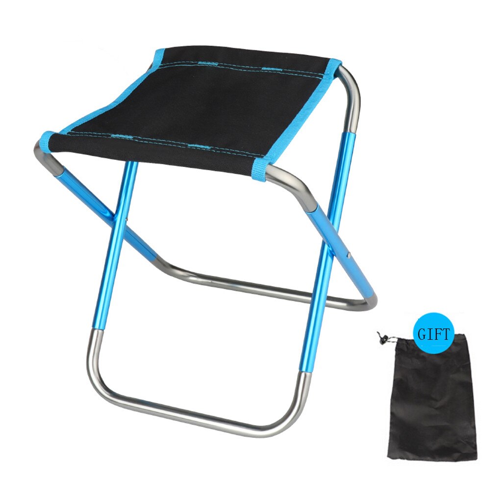 Lightweight Portable Folding Chair Alloy Outdoor BBQ Picnic Camping Fishing Stool Ultralight Collapsible Seat Small Bench #YL5