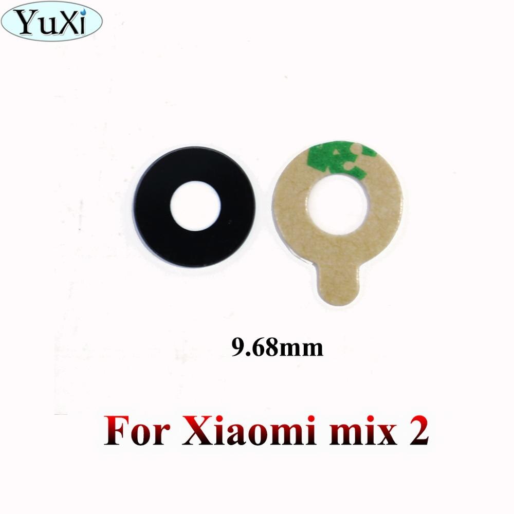 YuXi Rear Terug Camera Glas Lens Cover Voor Xiao mi mi mi x 2 2 s max 2 3 f1 voor mi 5 6 8 met Ahesive Sticker Vervangende Onderdelen