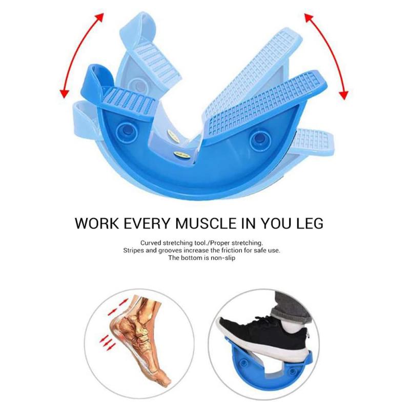 1pc Foot Rocker Foot Massage Pedal Fitness Stretching Bar Inclined Pedal Foot Massage Stretching Tendinitis Muscle Yoga Sports