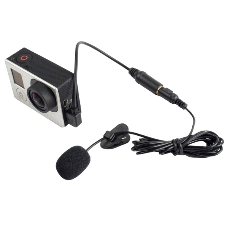 Mini Usb Microfoon Professionele Mini Usb Externe Mic Microfoon Met Clip Voor Gopro Hero 3/3 + Camera Accessoire